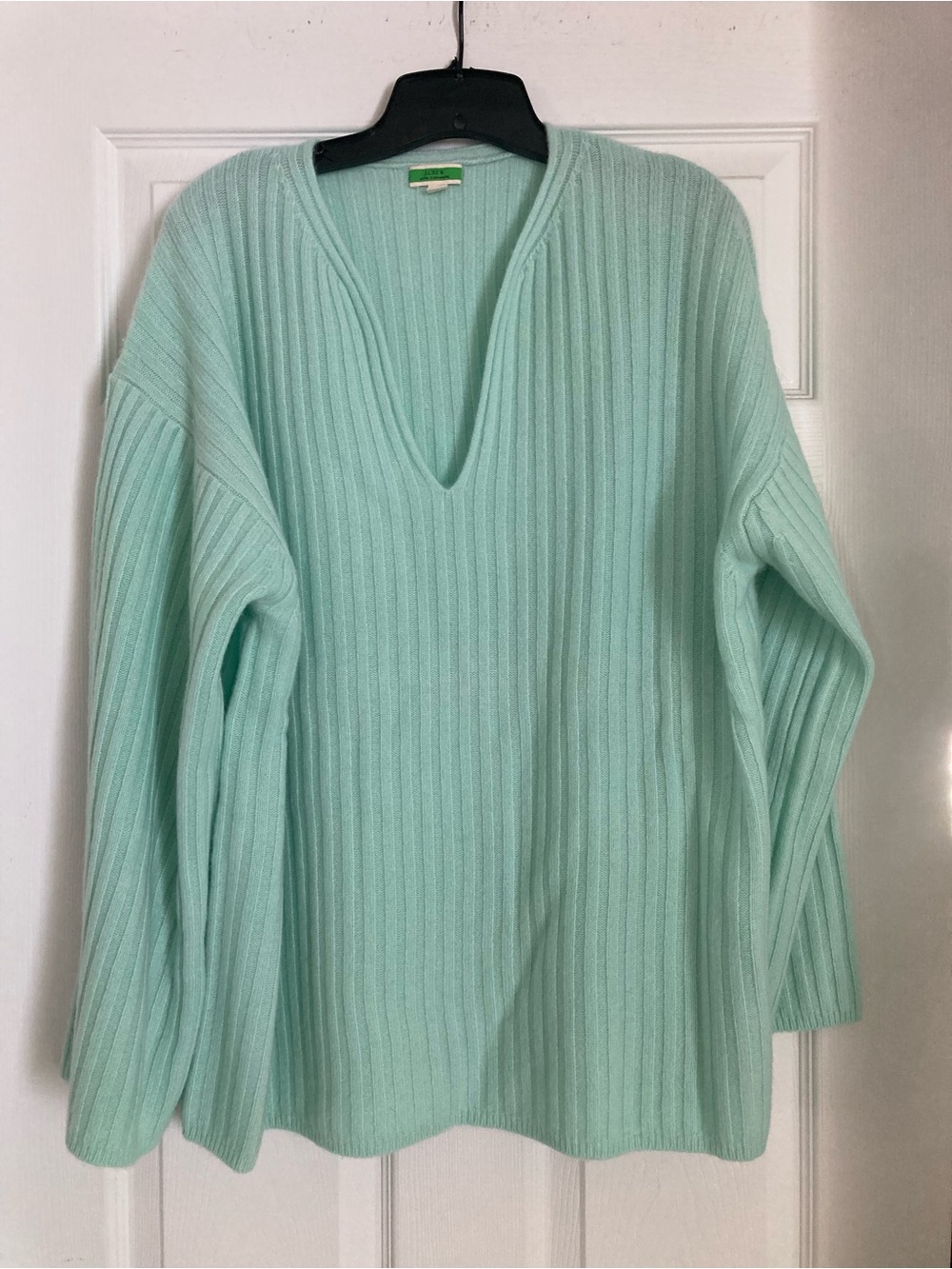 JCrew cashmere ribbed tunic